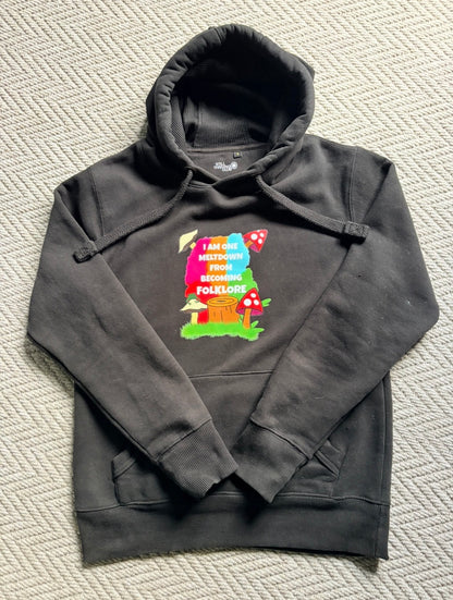 One Meltdown From Folklore | Neurodivergent Heavyweight Hoodie