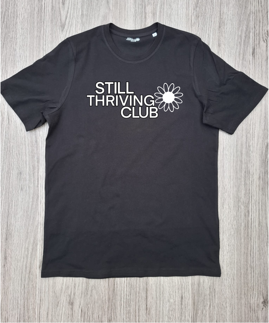 Still Thriving Club Logo T-Shirt | STC Daisy Logo Graphic Tee